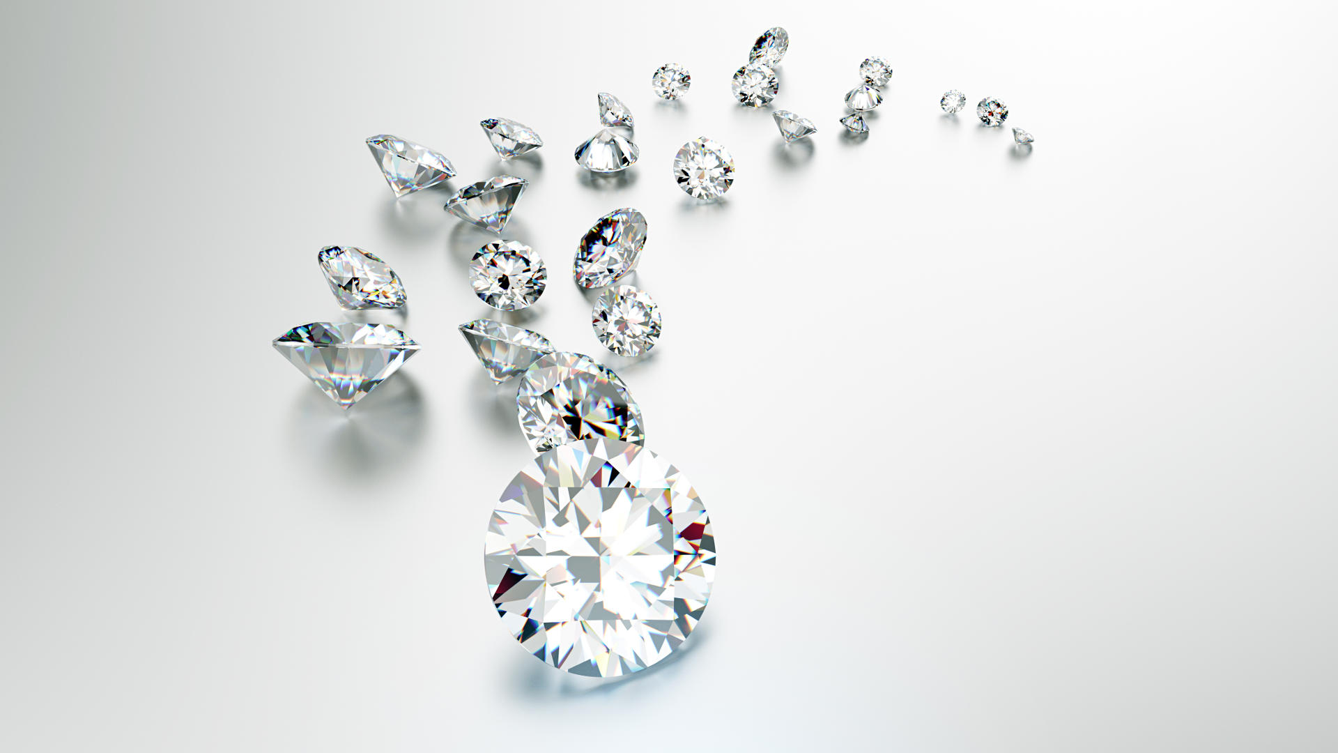 Diamonds. Jewelry background_1920_1080